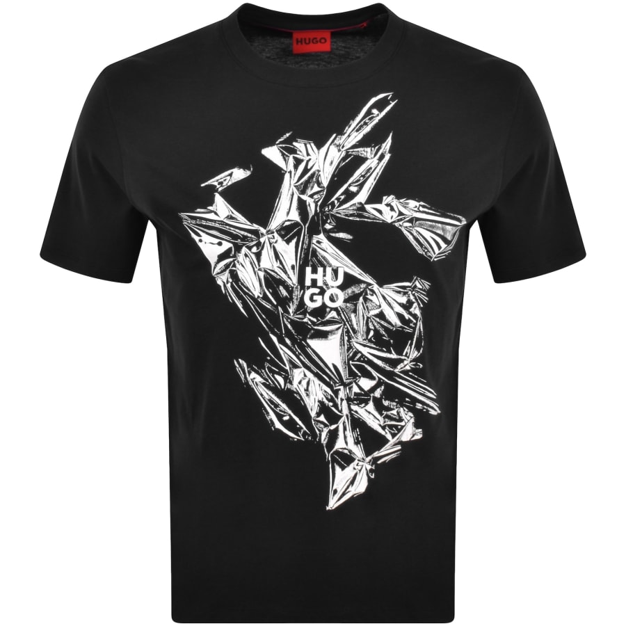 HUGO Diakromio T Shirt Black | Mainline Menswear United States